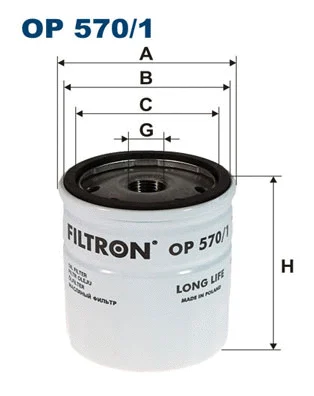 Oil Filter (OP 570/1)