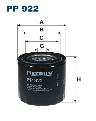 Fuel Filter (PP 922)