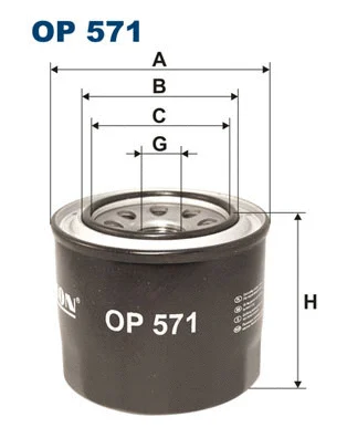 Oil Filter (OP 571)