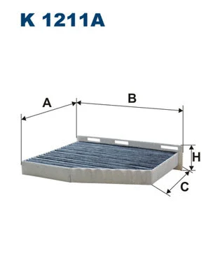 Filter, cabin air (K 1211A)