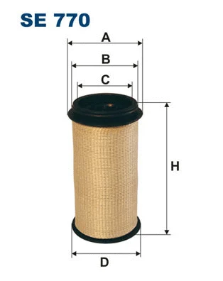 Filter, crankcase ventilation (SE 770)