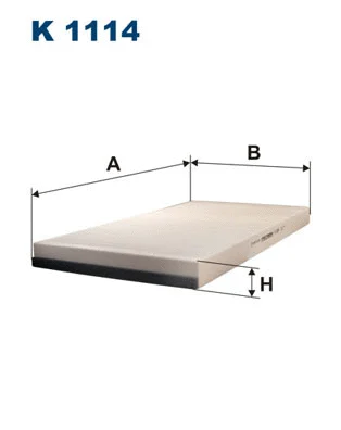 Filter, cabin air (K 1114)