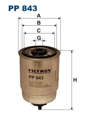 Fuel Filter (PP 843)