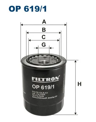 Oil Filter (OP 619/1)