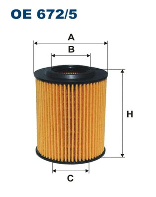 Oil Filter (OE 672/5)