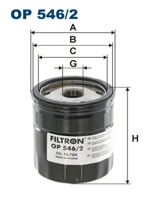 Oil Filter (OP 546/2)