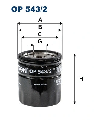 Oil Filter (OP 543/2)