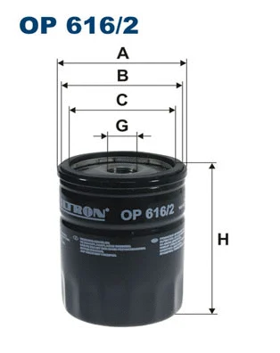 Oil Filter (OP 616/2)