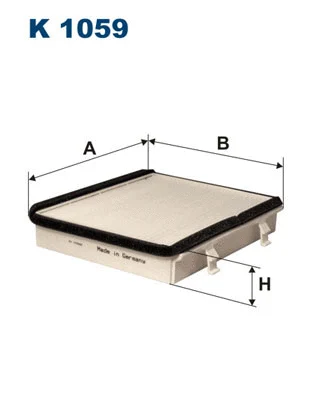 Filter, cabin air (K 1059)