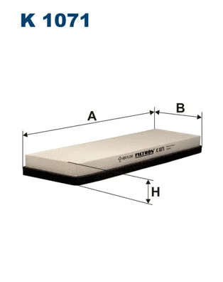 Filter, cabin air (K 1071)