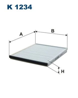 Filter, cabin air (K 1234)