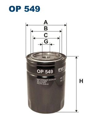 Oil Filter (OP 549)