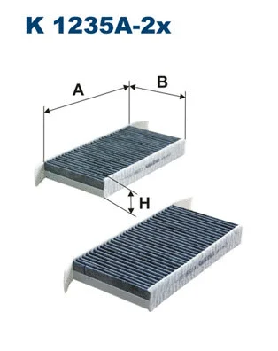 Filter, cabin air (K 1235A-2x)