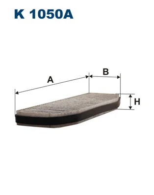 Filter, cabin air (K 1050A)