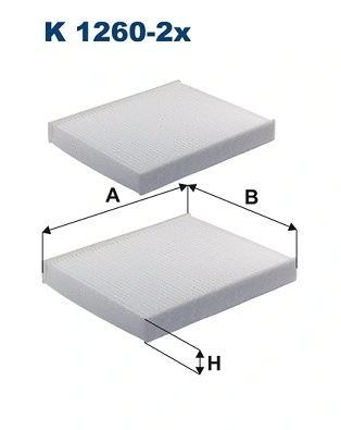 Filter, cabin air (K 1260-2x)