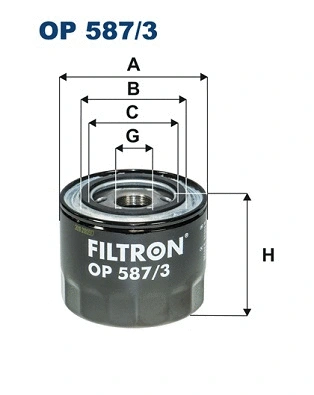 Oil Filter (OP 587/3)