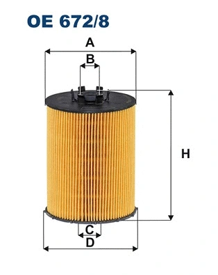 Oil Filter (OE 672/8)