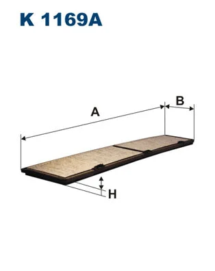 Filter, cabin air (K 1169A)