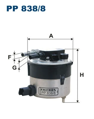 Fuel Filter (PP 838/8)