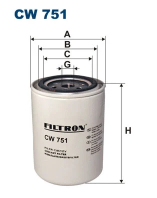 Coolant Filter (CW 751)