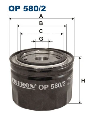 Oil Filter (OP 580/2)
