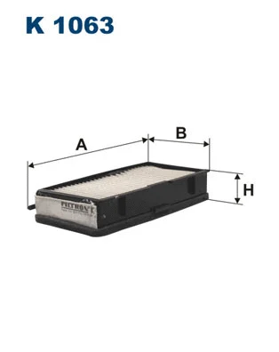 Filter, cabin air (K 1063)