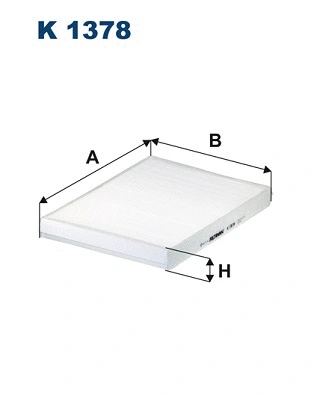 Filter, cabin air (K 1378)