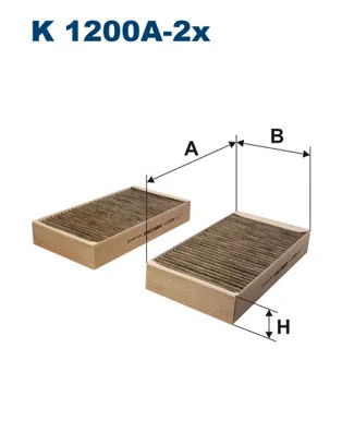Filter, cabin air (K 1200A-2x)