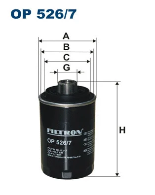 Oil Filter (OP 526/7)