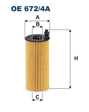 Oil Filter (OE 672/4A)
