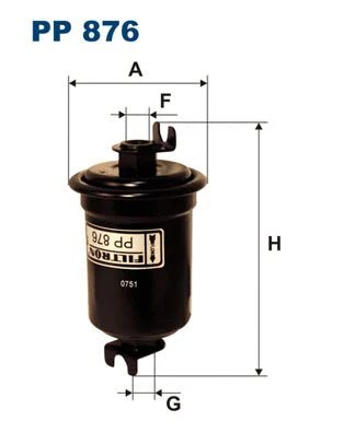 Fuel Filter (PP 876)