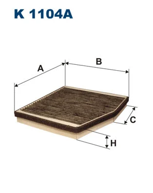 Filter, cabin air (K 1104A)