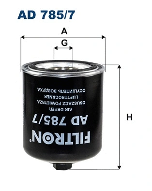Air Dryer Cartridge, compressed-air system (AD 785/7)