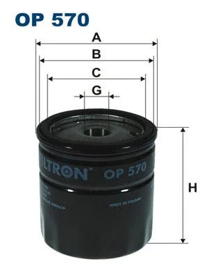 Oil Filter (OP 570)