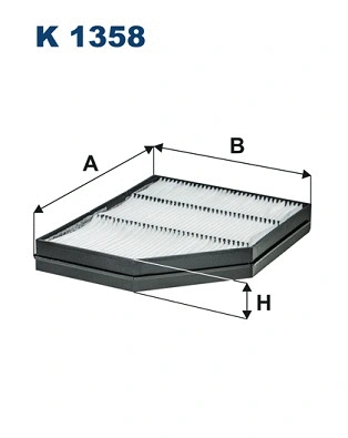 Filter, cabin air (K 1358)