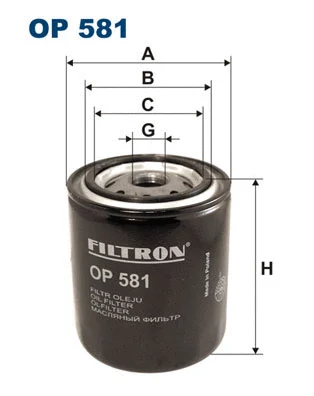 Oil Filter (OP 581)