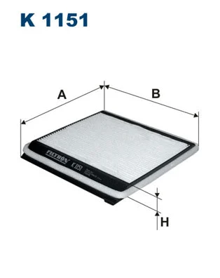 Filter, cabin air (K 1151)