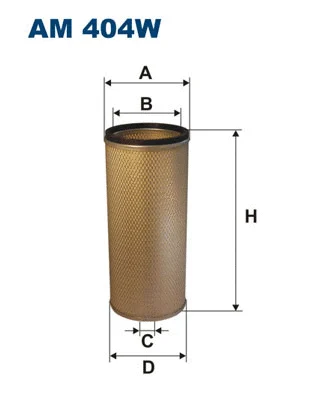 Secondary Air Filter (AM 404W)