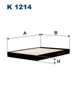 Filter, cabin air (K 1214)