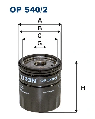 Oil Filter (OP 540/2)