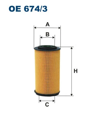 Oil Filter (OE 674/3)