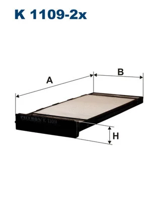 Filter, cabin air (K 1109-2x)