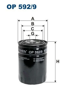 Oil Filter (OP 592/9)