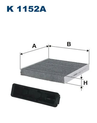 Filter, cabin air (K 1152A)