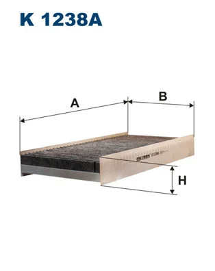Filter, cabin air (K 1238A)