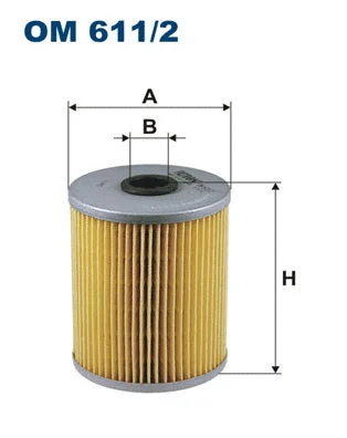 Filter, operating hydraulics (OM 611/2)