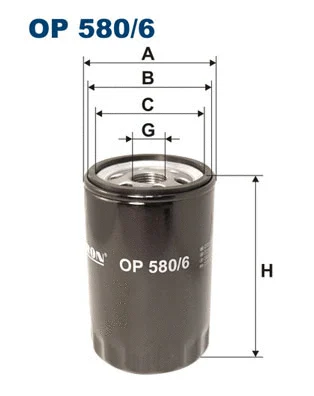 Oil Filter (OP 580/6)
