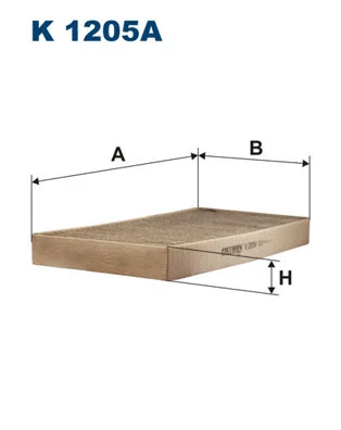 Filter, cabin air (K 1205A)