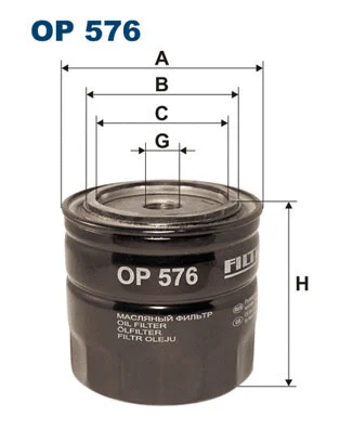 Oil Filter (OP 576)
