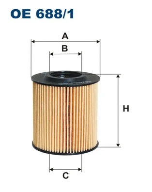 Oil Filter (OE 688/1)
